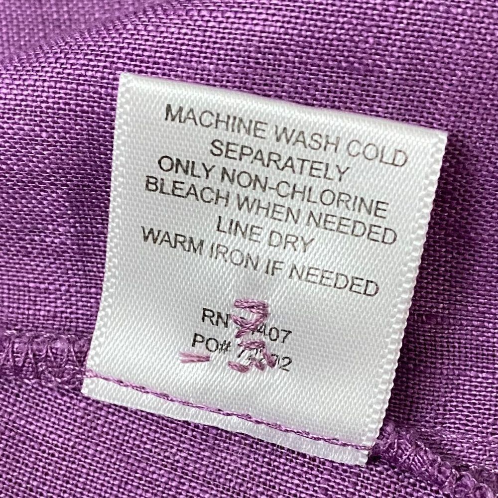 Purple Linen Tunic - Picture 13 of 14
